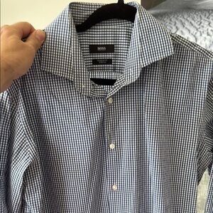 Boss Blue Dress Shirt Classic Style